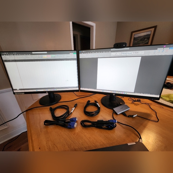 HP V24i HD Monitor 23.8" - #2 - Picture 4 of 6